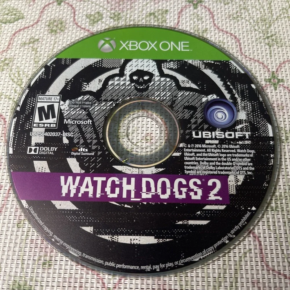 Microsoft Xbox One Watch Dogs 2 - Disc Only‎